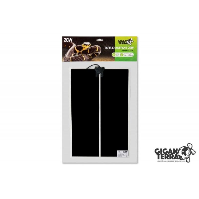 Gigan terra varmematte 20w 42x28cm