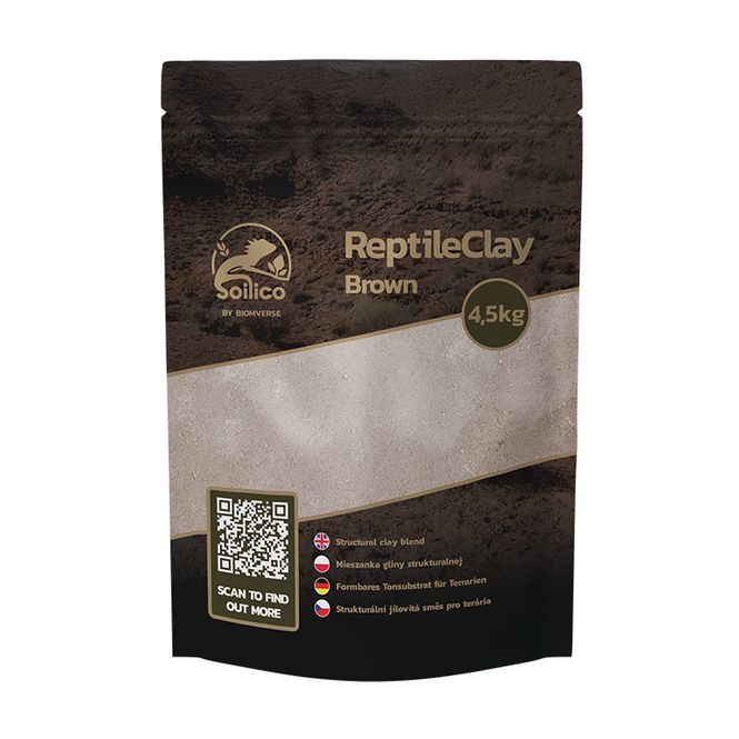 Hovedbilde Soilico Reptileclay Brown 4,5kg