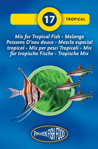 Hovedbilde Frysefor mix til tropiske fisk 100g / m&aring; hentes
