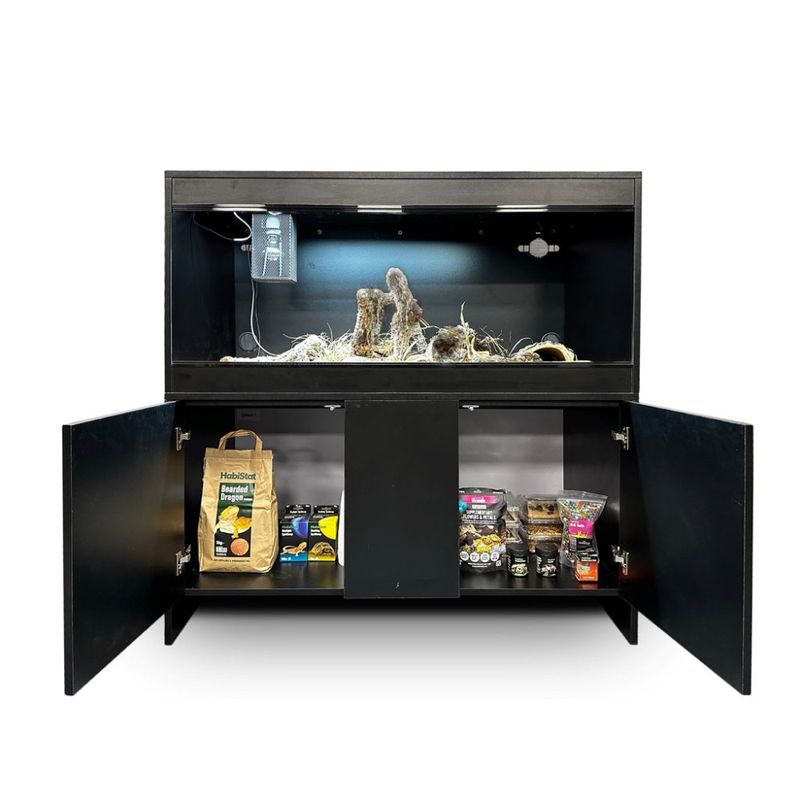 Habistat kabinet 183x61x61cm svart