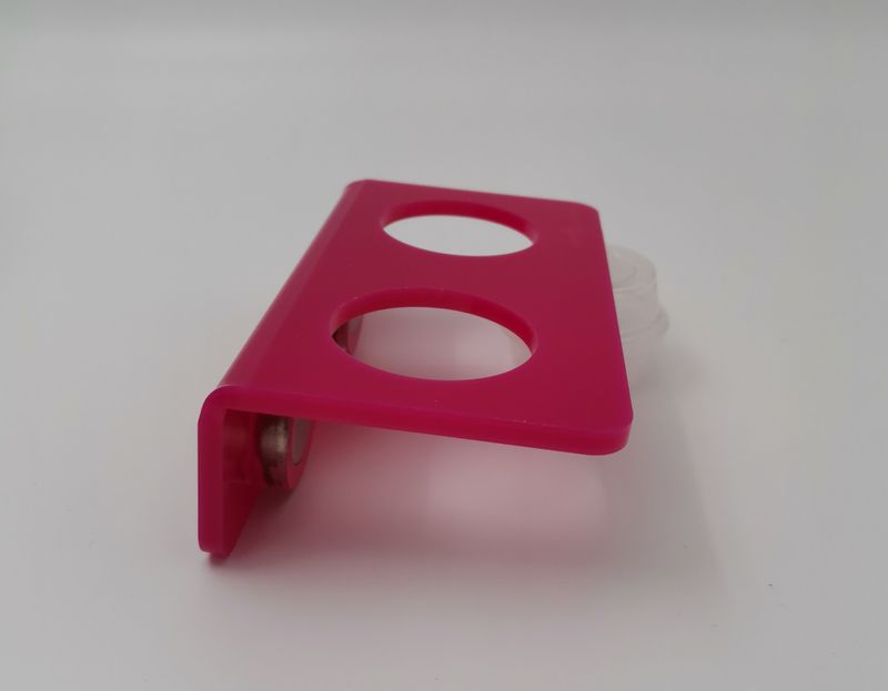 Magnetic gecko Ledge rosa S