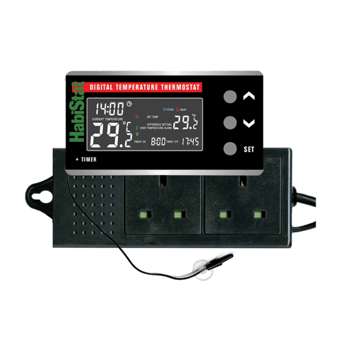 Hovedbilde Habistat Digital temperature thermostat + timer