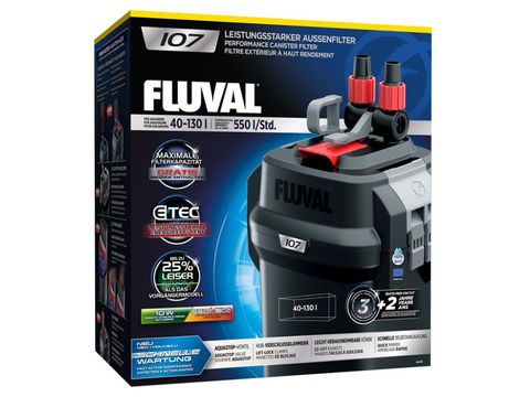 Hovedbilde Fluval 107, 550 ltr./t. 10 watt. 40-130 L