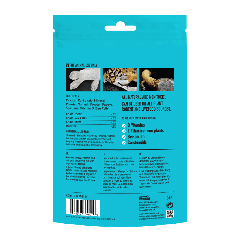 ARCADIA EARTH PRO SHED SUPPORT 30g