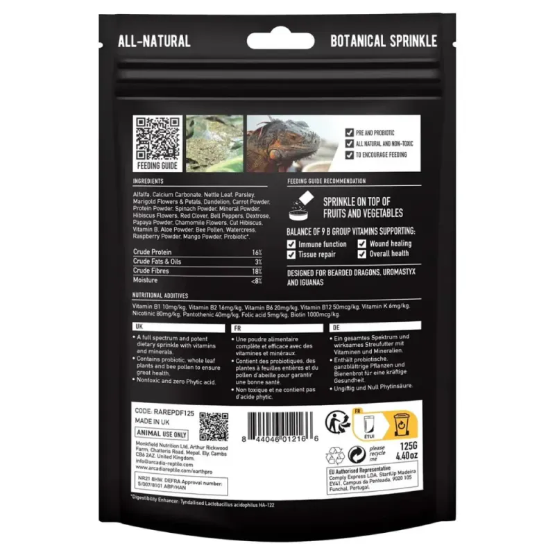 ARCADIA EARTH PRO DRAGON FUEL 125 GRAM