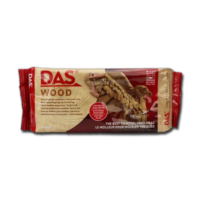 Hovedbilde DAS Wood – lufttørkende, selvherdende leire ...